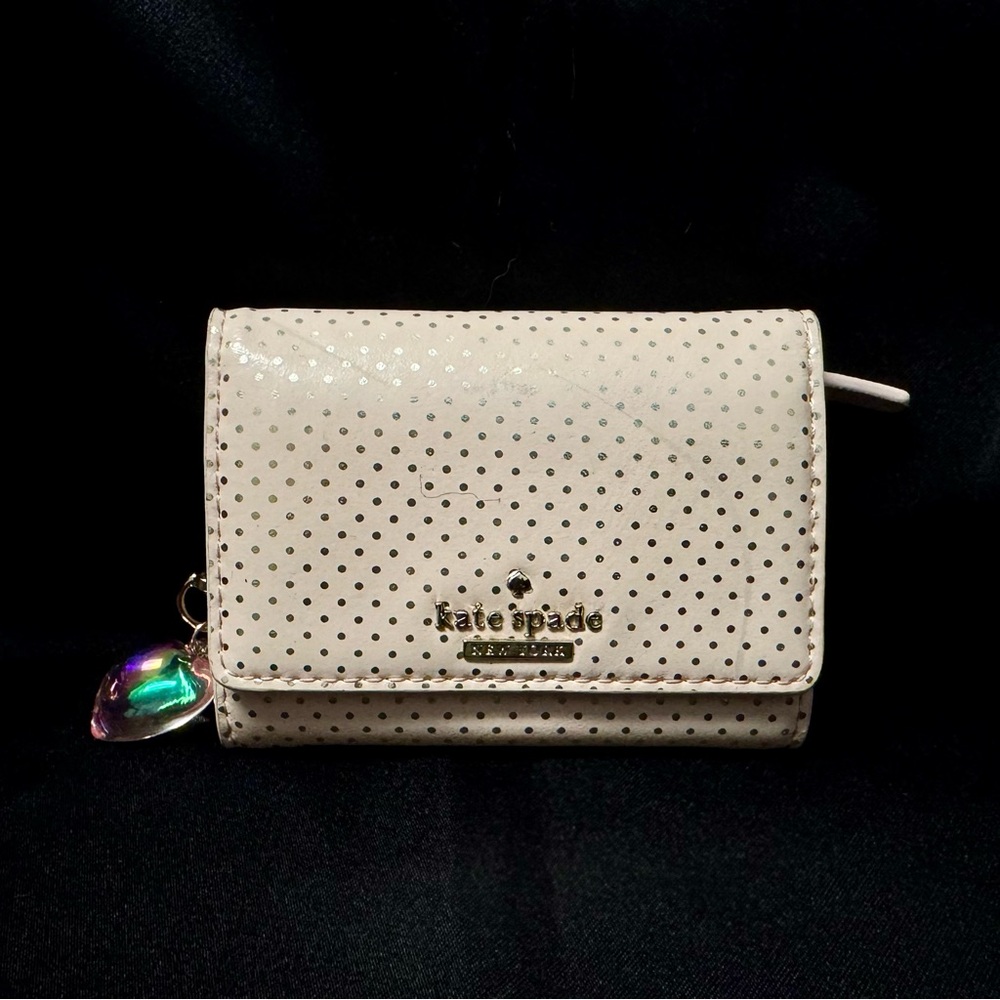 Kate Spade light pink patent leather wallet